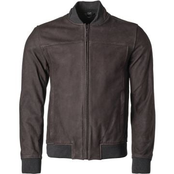 gms Castillo Brown Leather Jacket
