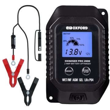 Oxford Oximiser Pro 2000 Enchufe del cargador de batería en EU
