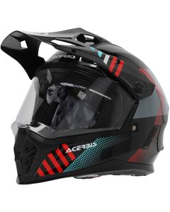 Acerbis Rider Junior Black Red Kids Motocross Helmet