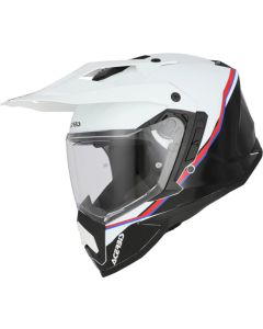 Acerbis Assault Graphic White Black Adventure Full Face Helmet