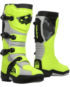 Acerbis Artiglio Yellow Grey Motocross Boots