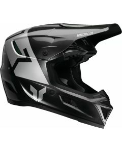 Thor Reflex Rogue Negro Plata Casco Motocross