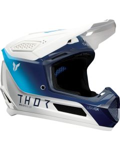 Thor Fleet Storm White Blue Motocross Helmet