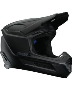 Thor Fleet Blackout Matt Black Kids Motocross Helmet