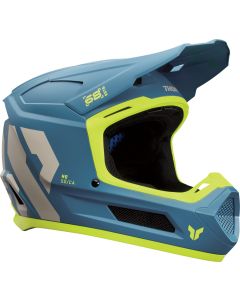 Thor Fleet Forge Blue Fluo Yellow Motocross Helmet