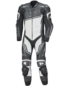 Held Slade II Negro Blanco Mono de Moto de Cuero