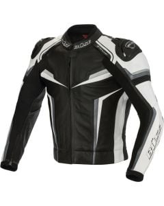Büse Mille Black Grey White Leather Jacket