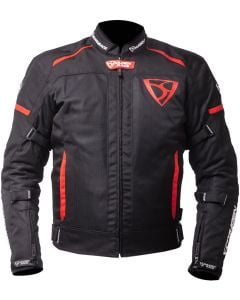 MUGENRACE Fuggire-A Black Red Textile Jacket