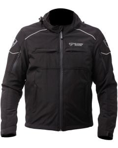 MUGENRACE Srippy Black Grey Waterproof Softshell Jacket