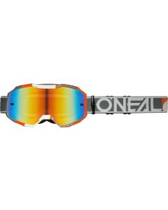 O’NEAL B-10 Duplex Black Orange Motocross Goggles