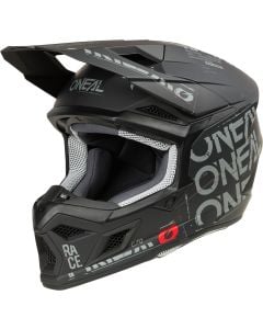 O'NEAL 3SRS Static Matt Black Grey Motocross Helmet