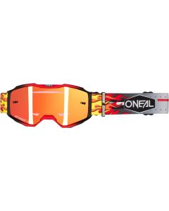 O’NEAL B-10 HR Orange Grey Kids Motocross Goggles