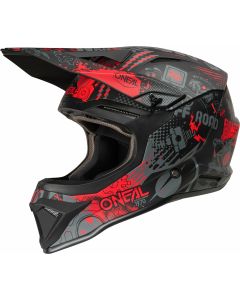 O'NEAL 1SRS Vibrant Black Red Motocross Helmet