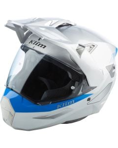 Klim X1 Alpha Carbone Gris Bleu Casque Enduro