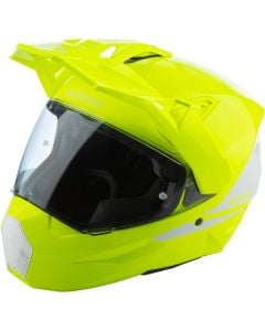 Klim X1 Alpha Carbone Jaune Fluo Casque Enduro
