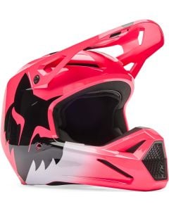 FOX V1 Youth Shield Pink Kids Motocross Helmet