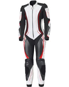 Held Ayana 3 Blanco Negro Rojo Mujeres Mono de Moto de Cuero
