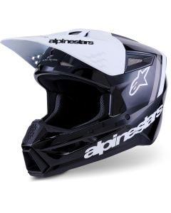 Alpinestars S-M3 Radium Black White Grey Motocross Helmet