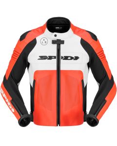 Spidi Hyper-V Pro Chaqueta de cuero de motocicleta perforada