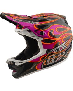 Troy Lee Designs D4 Carbon MIPS Torched Downhill Helmet