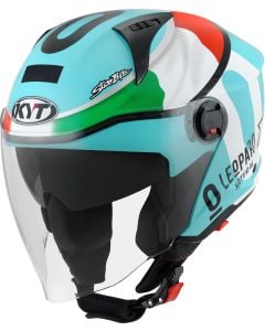 KYT D-City Leopard Replica Casque &agrave; r&eacute;action