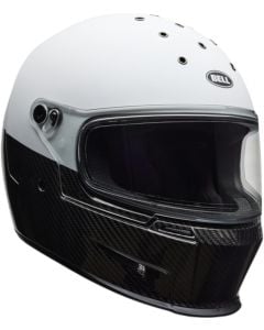 Bell Eliminator Diverge Carbon Black White Full Face Helmet