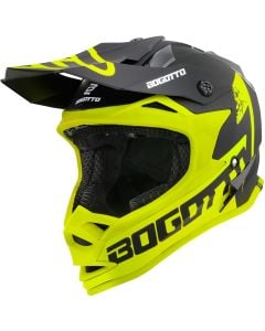 Bogotto V321 Soulcatcher Gelb Schwarz Motocross Helm