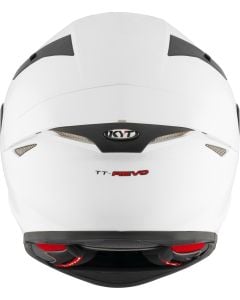 KYT TT-Revo Plain White Full Face Helmet