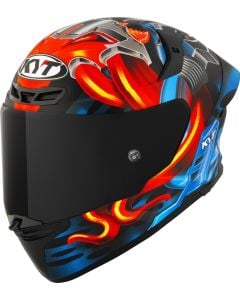 KYT TT-Revo Magnet Rouge Bleu Casque Intégral