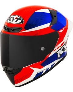 KYT TT-Revo Gear Bleu Rouge Casque Intégral