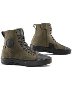 Falco Lennox 3 Perforated Olive Motorcycle Shoes