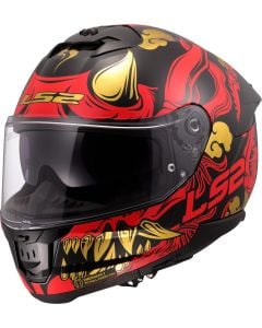 LS2 FF808 Stream II Drako Negro Rojo 06 Casco Integral