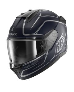 Shark D-Skwal 3 Drone Mat Blue Silver Blue BSB Full Face Helmet