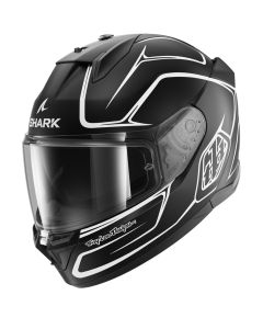 Shark D-Skwal 3 Drone Mat Black White Black KWK Full Face Helmet