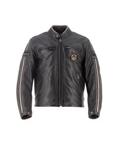 Helstons Ace (10 Years) Brown Leather Jacket