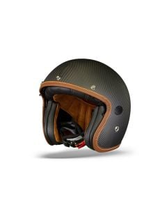 Helstons Naked Carbon Fiber Negro Carbon Matte Casco Jet