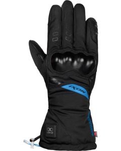 Ixon IT-Yuga Lady Black Blue Heated Motorcycle Gloves