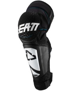 Leatt 3DF Hybrid EXT Jr White Black Kids Knee and Shin Guards