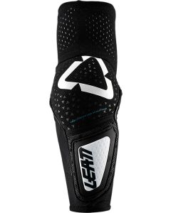 Leatt 3DF Hybrid Jr White Black Kids Elbow Guards