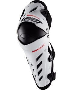 Leatt Dual Axis Junior White Knee and Shin Guards