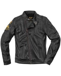 Black-Cafe London Sari Negro Chaqueta Cuero