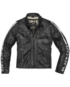 Black-Cafe London Toronto Negro Chaqueta Cuero
