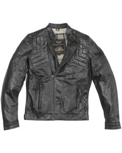 Black-Cafe London Philadelphia Negro Chaqueta Cuero