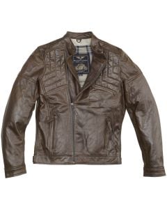 Black-Cafe London Philadelphia Marrón Chaqueta Cuero