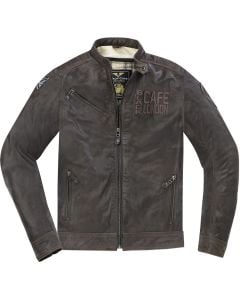 Black-Cafe London Sydney Marrón Chaqueta Cuero