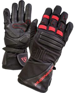 MUGENRACE Primo Winter Black Red Gloves