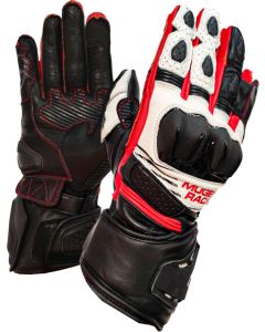 MUGENRACE Linea Sport Black White Red Gloves