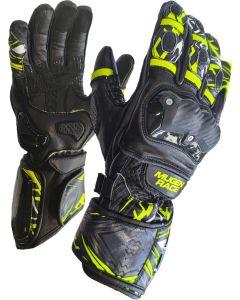 MUGENRACE Moone Sport Black Neon Yellow Gloves