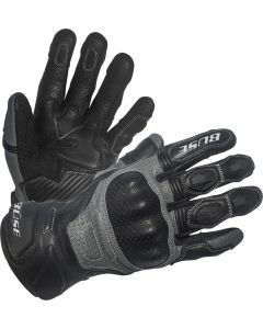 Büse Miles Black Grey Perforated Gloves