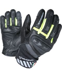 MUGENRACE Hai-Ko Black Neon Yellow Gloves